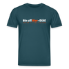 Bin uff Bier-Diät! (schon 3 Tage valorn) - Unisex Bio T-Shirt - Dunkles Petrol