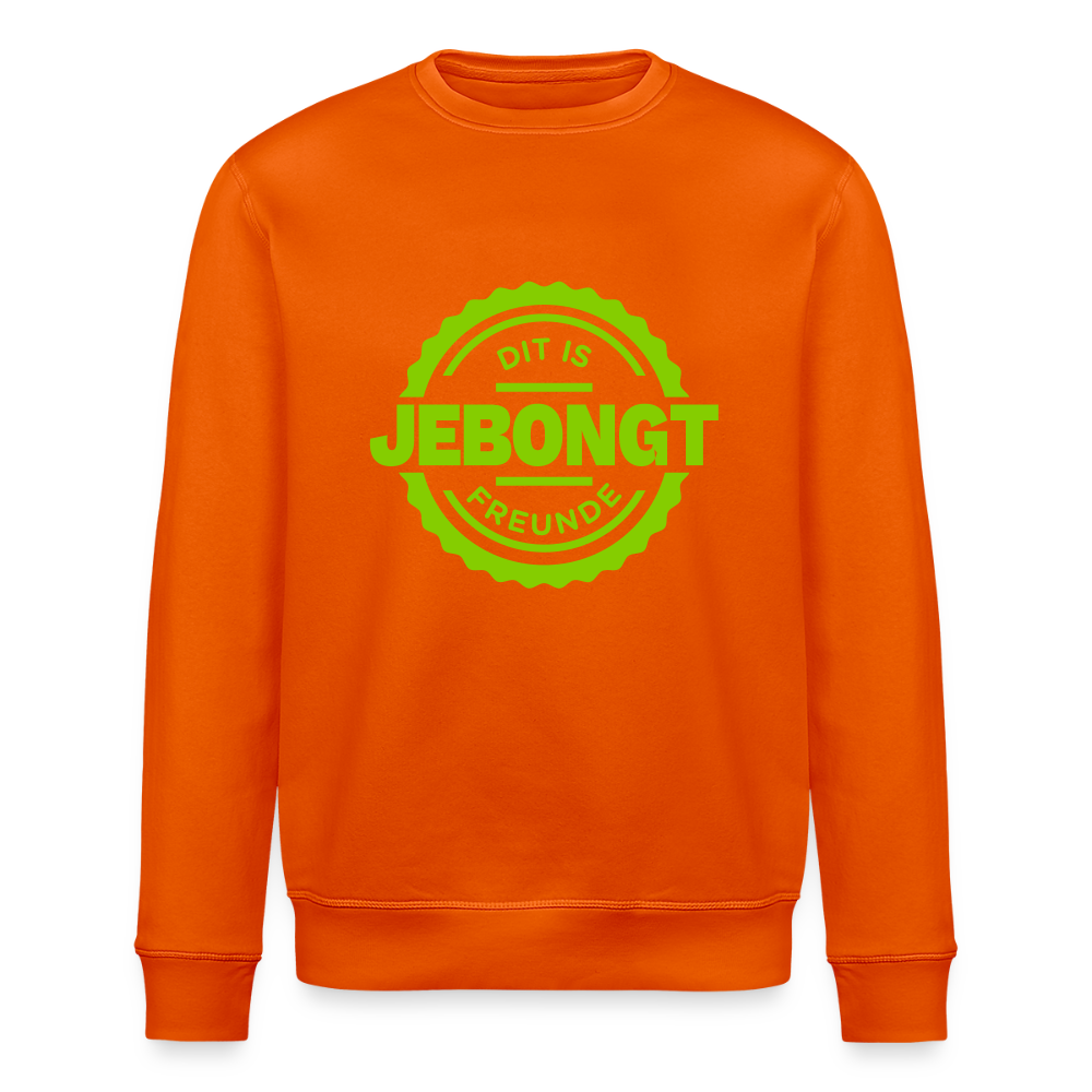 Jebongt Freunde - Unisex Bio Sweatshirt - Tieforange