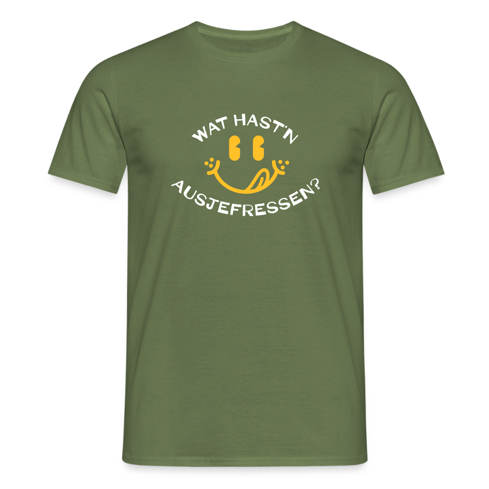 Wat Hast’n Ausjefressen - Männer Premium T-Shirt - Militärgrün