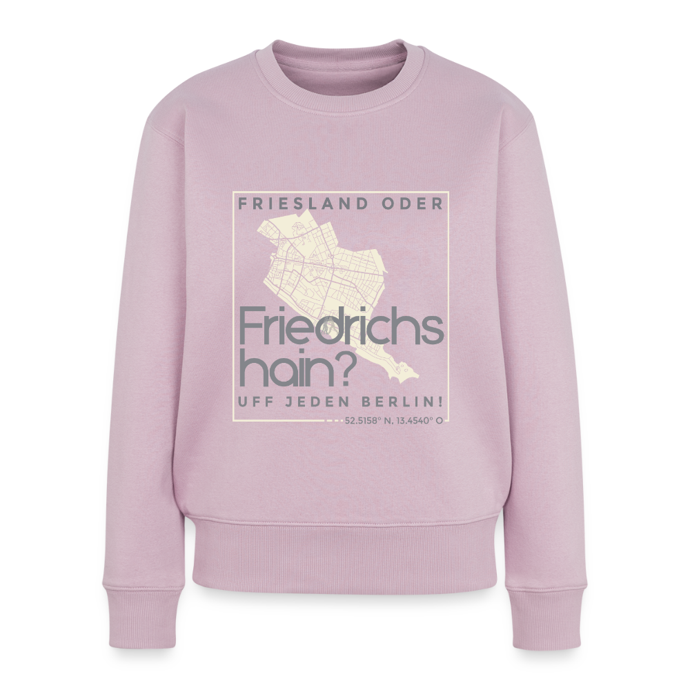 Friesland oder Friedrichshain - Frauen Premium Pullover - Altrosa