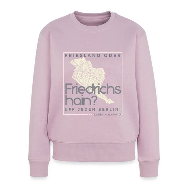 Friesland oder Friedrichshain - Frauen Premium Pullover - Altrosa