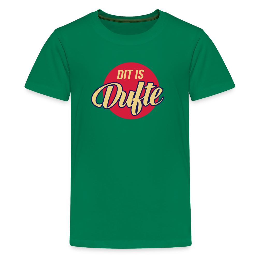 Dit Is Dufte - Teenager Premium T-Shirt - Kelly Green