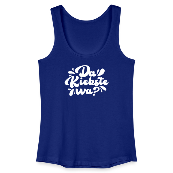 Kiekste - Frauen Bio Tank Top - Königsblau