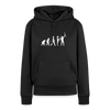 Evolution - Frauen Premium Hoodie - Schwarz