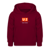 U2 Berlin - Kinder Hoodie - Bordeaux