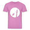 Hund am Fernsehturm - Unisex Bio T-Shirt - Pink
