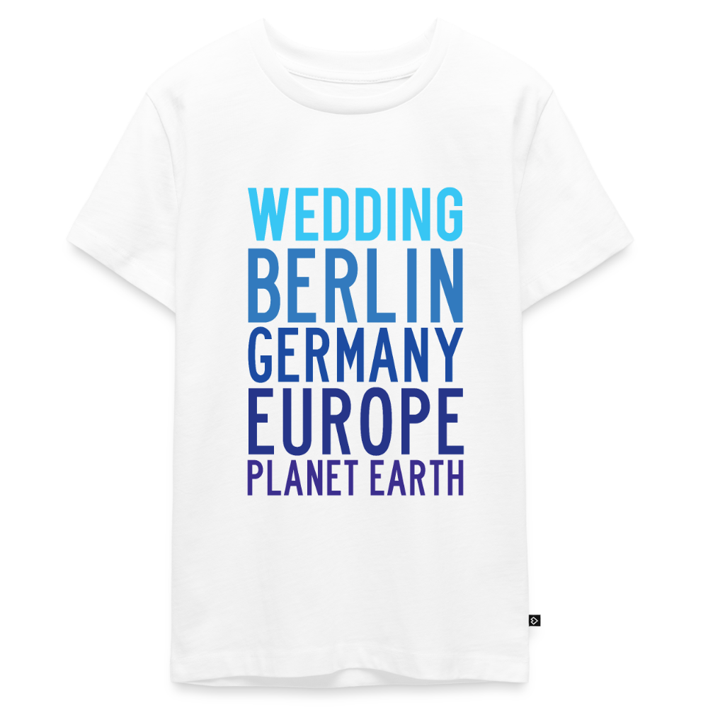 Wedding Planet Earth - Teenager Premium T-Shirt - Weiß