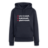 weesicknich, habicknich, gloobicknich - Frauen Premium Hoodie - Navy