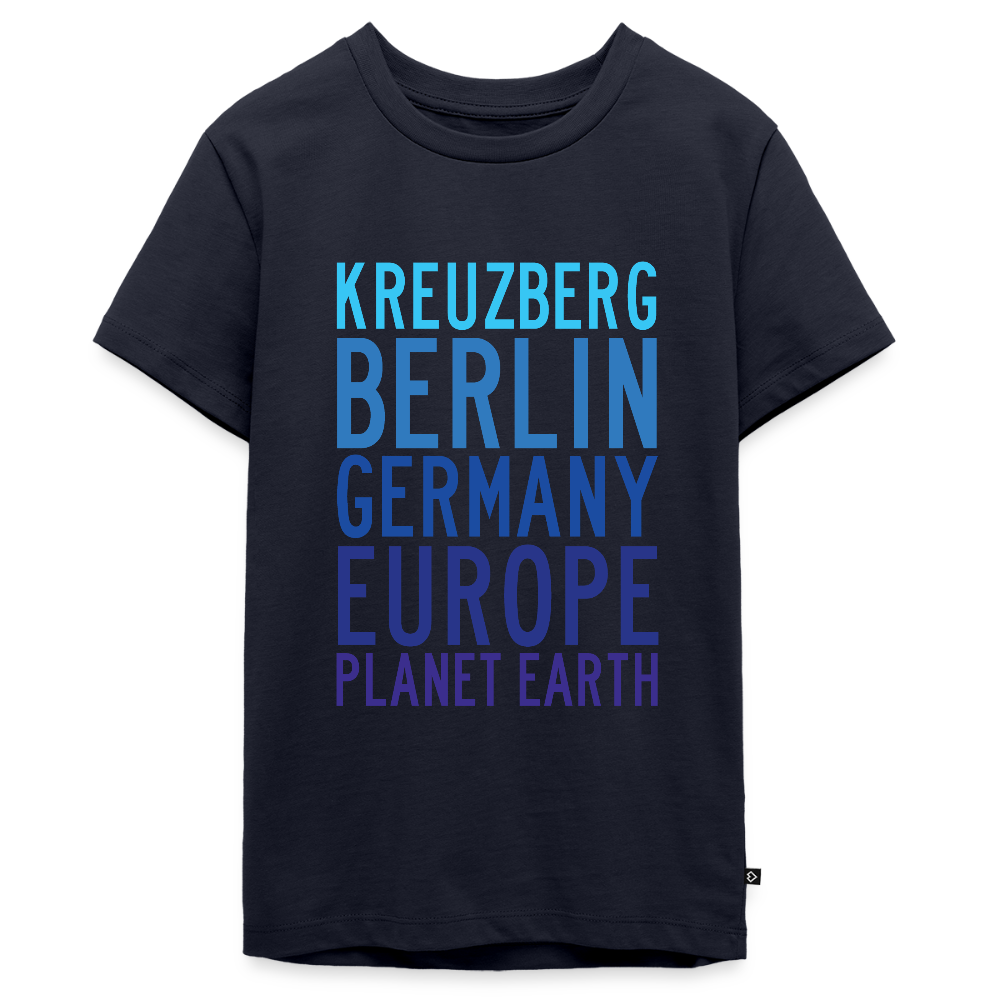 Kreuzberg - Planet Earth - Teenager Premium T-Shirt - Navy