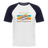 Grunewald Hippest Neighborhood - Männer Baseball T-Shirt - Weiß/Navy