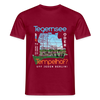 Tegernsee oder Tempelhof - Männer Premium T-Shirt - Ziegelrot