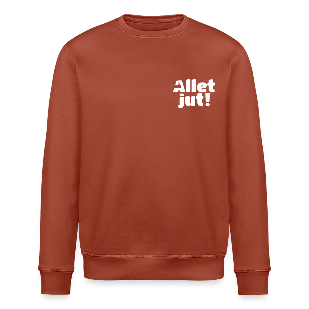 Allet Jut - Unisex Bio Sweatshirt - Terrakotta
