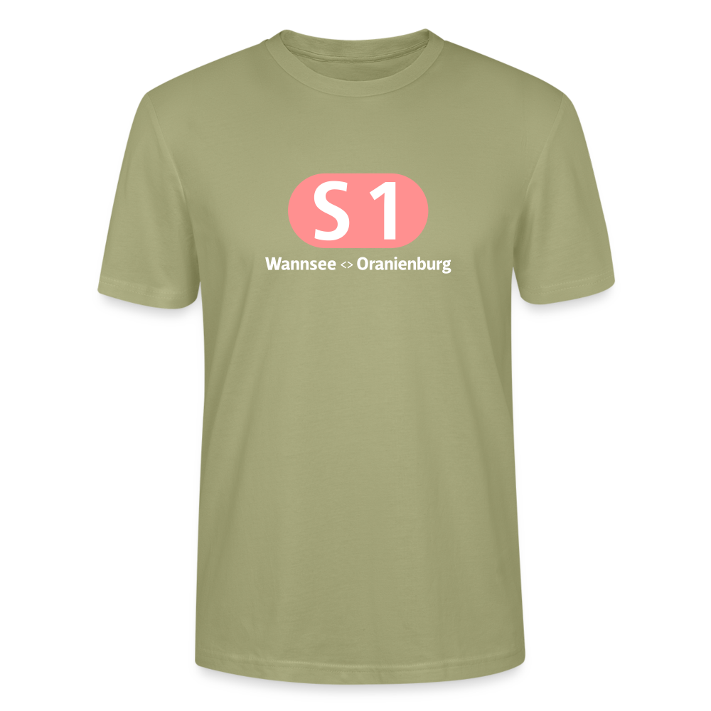 S1 - Männer Bio T-Shirt - Nebelgrün