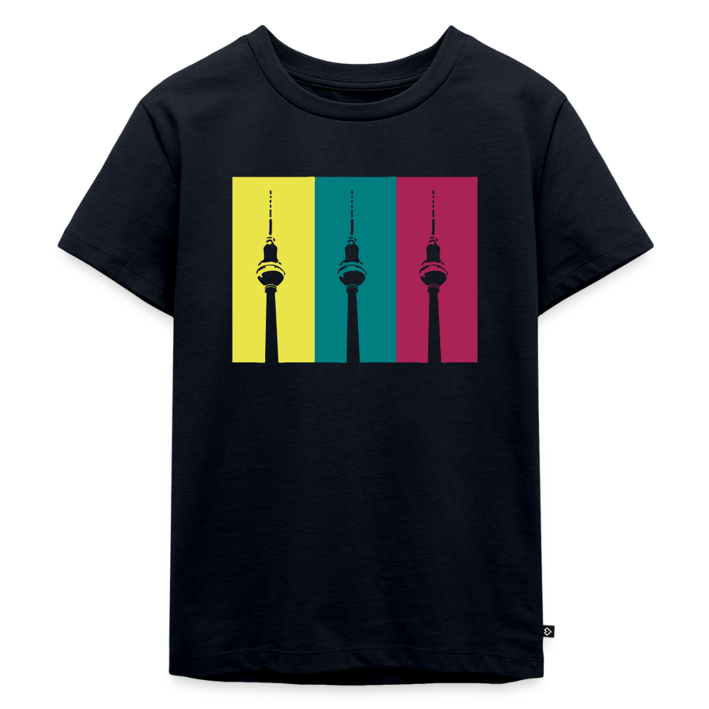 Berlin Retro - Kinder Premium T-Shirt - Navy