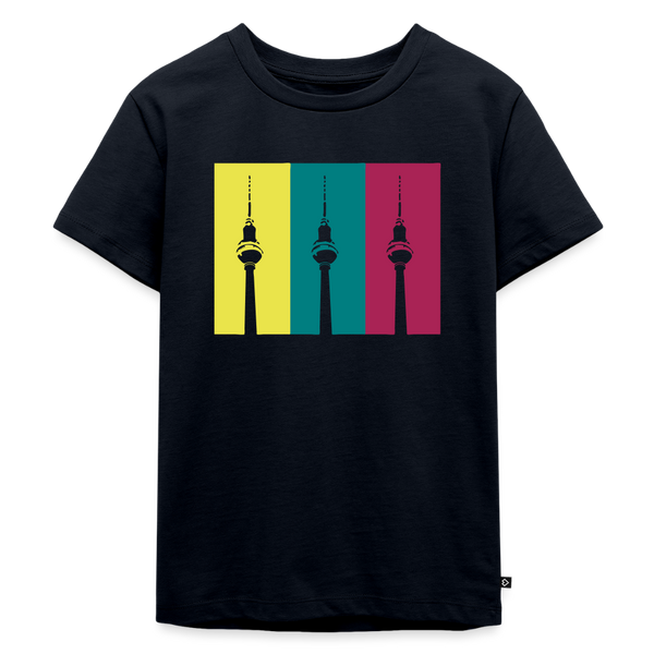 Berlin Retro - Kinder Premium T-Shirt - Navy