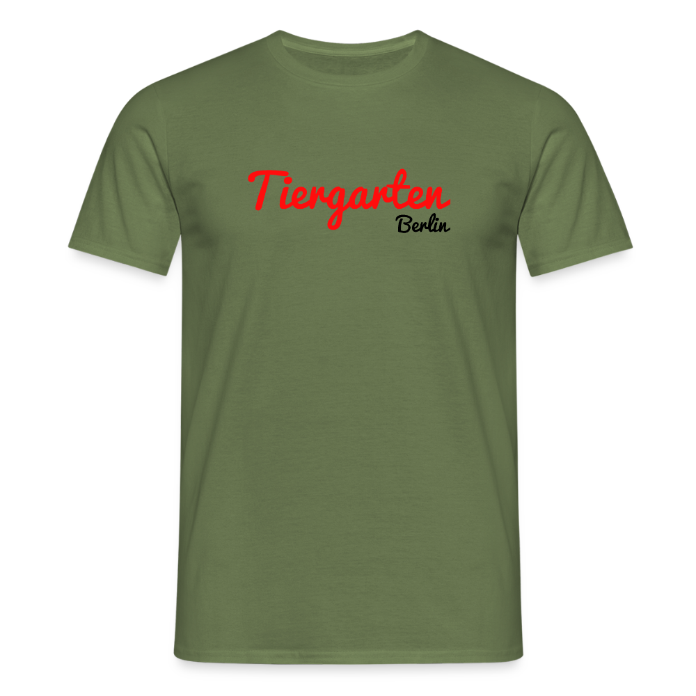 Tiergarten Berlin - Männer Premium T-Shirt - Militärgrün