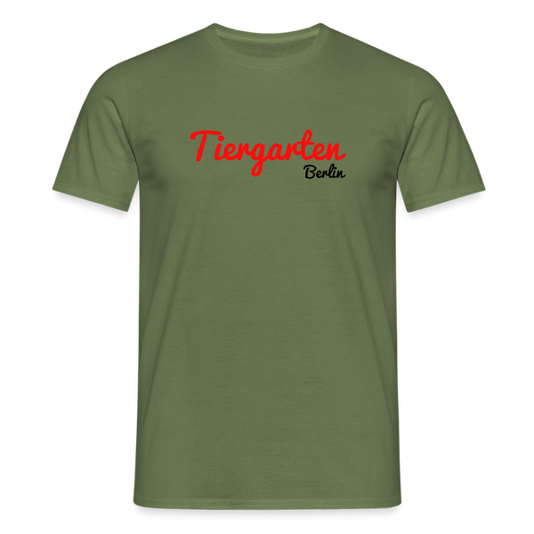 Tiergarten Berlin - Männer Premium T-Shirt - Militärgrün