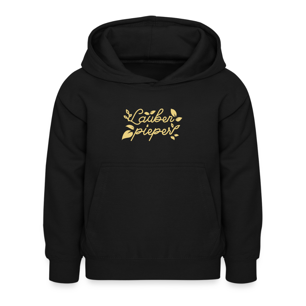 Lauben pieper - Kinder Hoodie - Schwarz