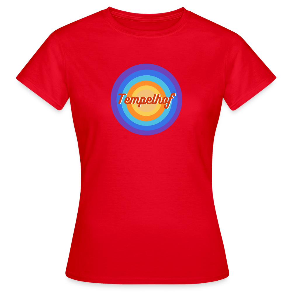 Tempelhof Retro - Frauen Premium T-Shirt - Rot