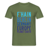 F'hain - Planet Earth - Männer Premium T-Shirt - Militärgrün