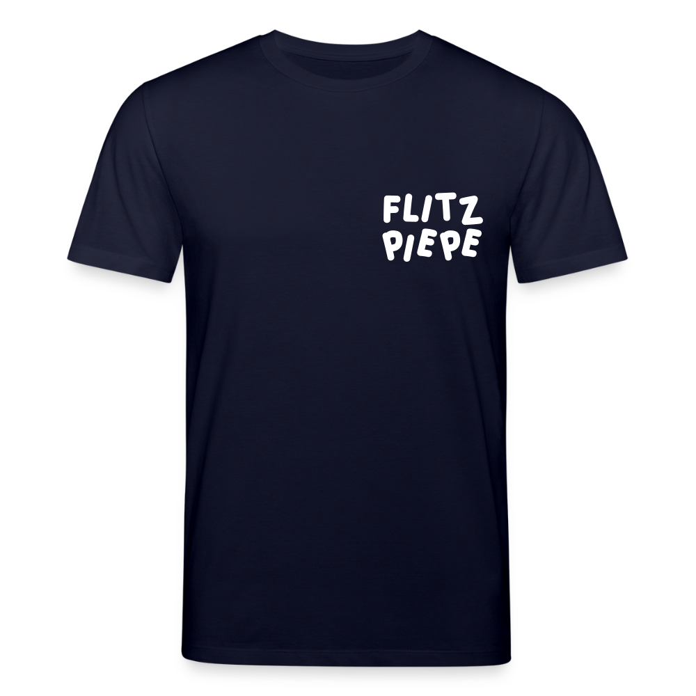 Flitz piepe - Unisex Bio T-Shirt - Navy