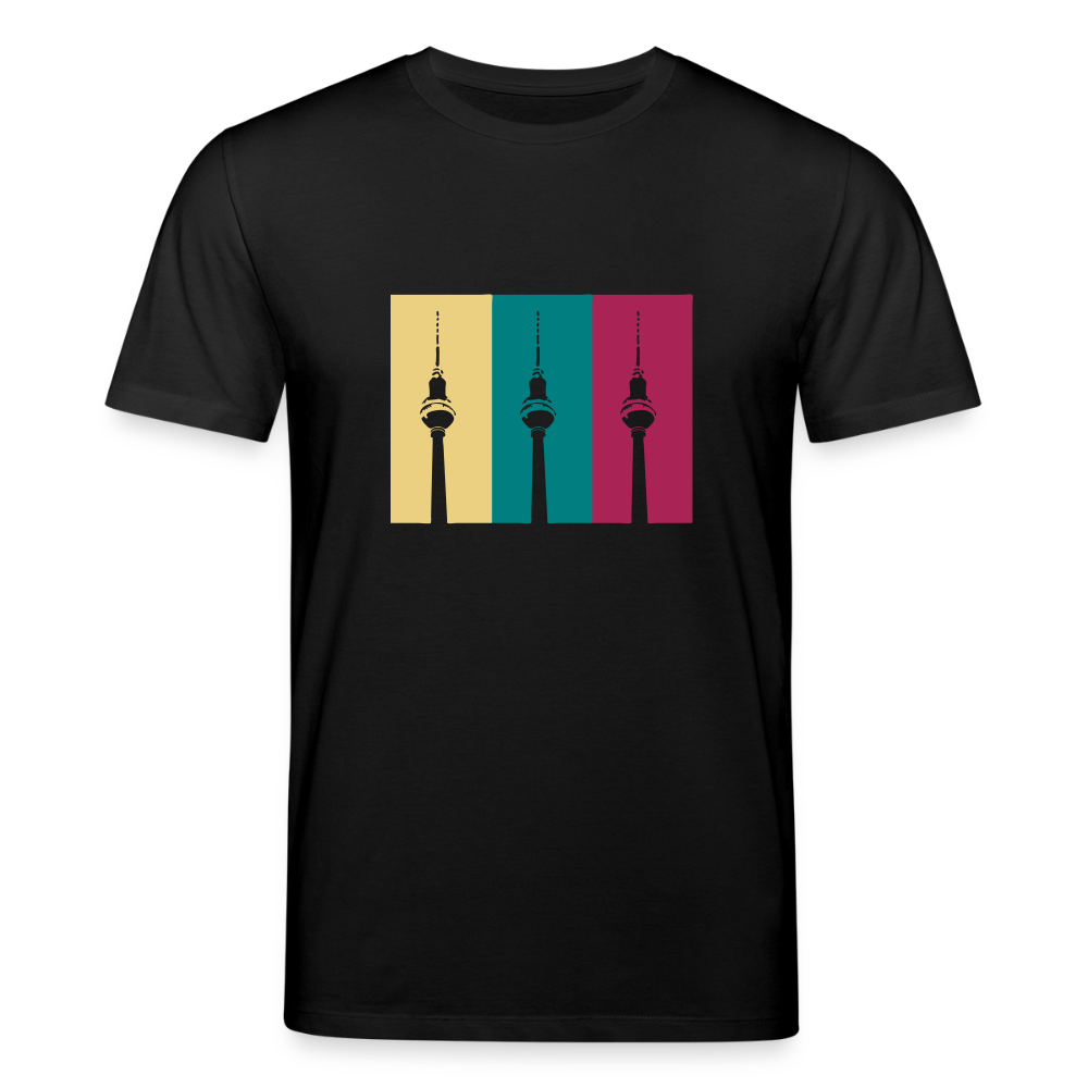 Berlin Retro - Unisex Bio T-Shirt - Schwarz