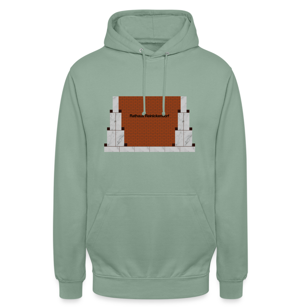Rathaus Reinickendorf - Unisex Hoodie - Graugrün