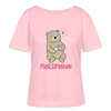 Marzipanien - Relaxed Rundhals Frauen Bio-T-Shirt - Hellrosa