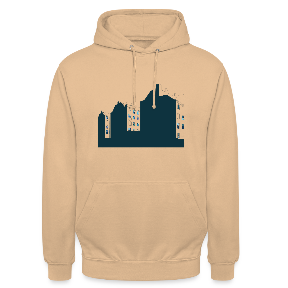 Sonnenburger Straße - Unisex Hoodie - Pfirsich
