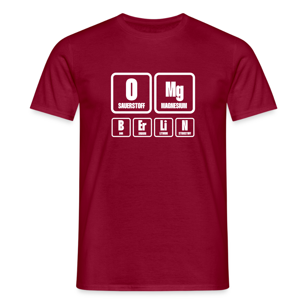 OMG Berlin - Männer Premium T-Shirt - Ziegelrot