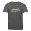Tach, ihr Flitzpiepen! - Unisex Bio T-Shirt - Anthrazit