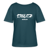 Steglitz - Relaxed Rundhals Frauen Bio-T-Shirt - Dunkles Petrol