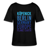 Köpenick Planet Earth - Relaxed Rundhals Frauen Bio-T-Shirt - Schwarz
