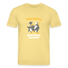 Juten Morjen, Backfeifenjesichta! - Unisex Bio T-Shirt - Gelb Viva