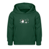 Fahrradtour zu Weihnachten - Kinder Hoodie - Flaschengrün