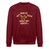 NETT KANN ICK OOCH! - Unisex Bio Sweatshirt - Burgunderrot