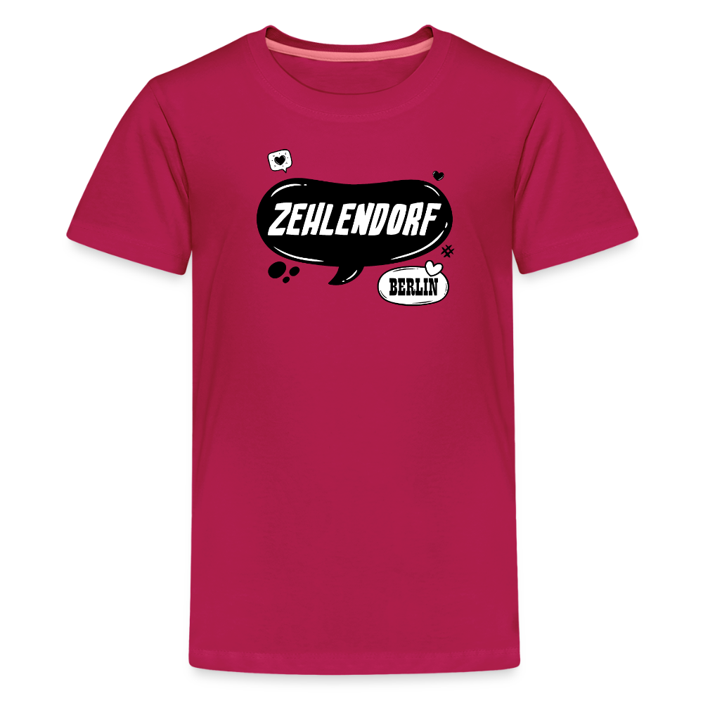 Zehlendorf Berlin - Teenager Premium T-Shirt - dunkles Pink