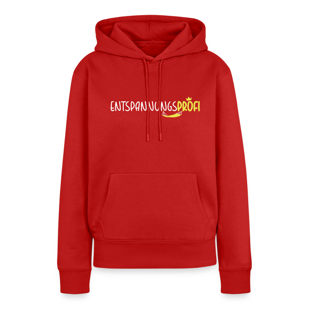Entspannungsprofi - Frauen Premium Hoodie - Rot