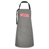 Berliner Jöre - Kontrastschürze - Grau/Schwarz