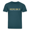 Misstrau' Kamel'n! (trinken wöchentlich) - Unisex Bio T-Shirt - Dunkles Petrol