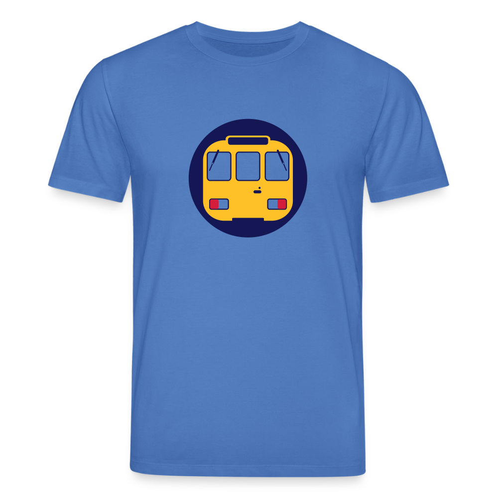 U-Bahntunnel - Unisex Bio T-Shirt - Achtsames Blau