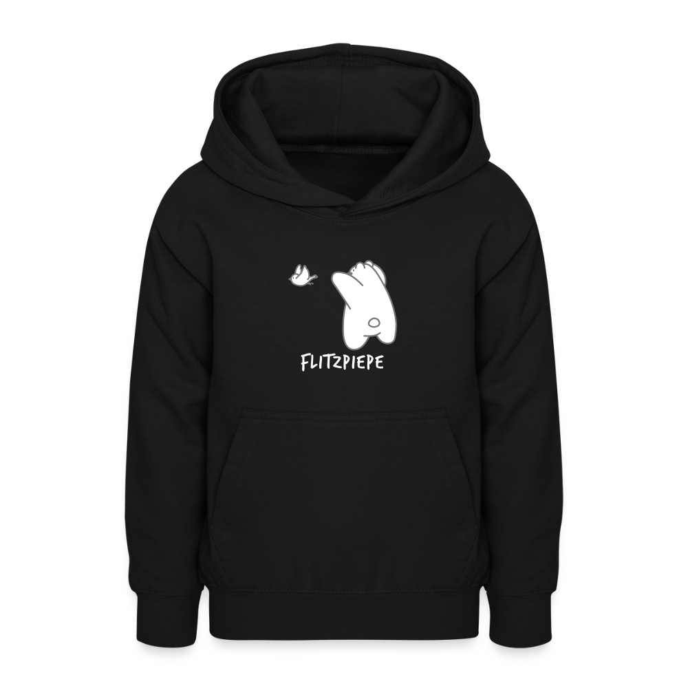 Flitzpiepe - Teenager Hoodie - Schwarz