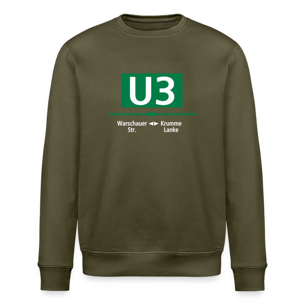 U3 - Unisex Bio Sweatshirt - Khaki