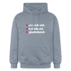 weesicknich, habicknich, gloobicknich - Hoodie - Blau