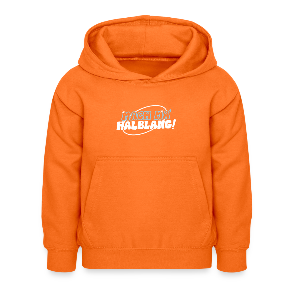 Mach ma’ halblang! - Kinder Premium Hoodie - Orange