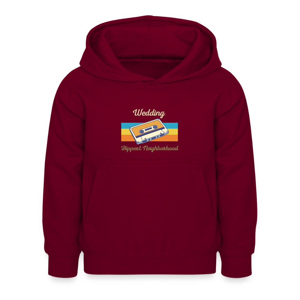 Wedding Hippest Neighborhood - Kinder Hoodie - Bordeaux