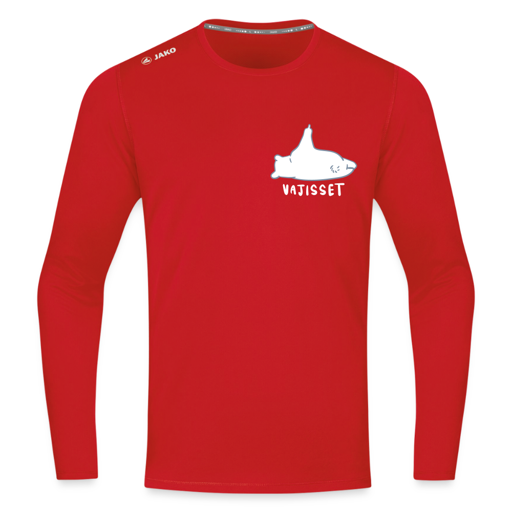 Vajisset - Männer Sport Langamshirt - Rot