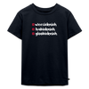 weesicknich, habicknich, gloobicknich - Kinder Premium T-Shirt - Navy
