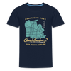 Chalkidiki oder Charlottenburg - Teenager Premium T-Shirt - Navy