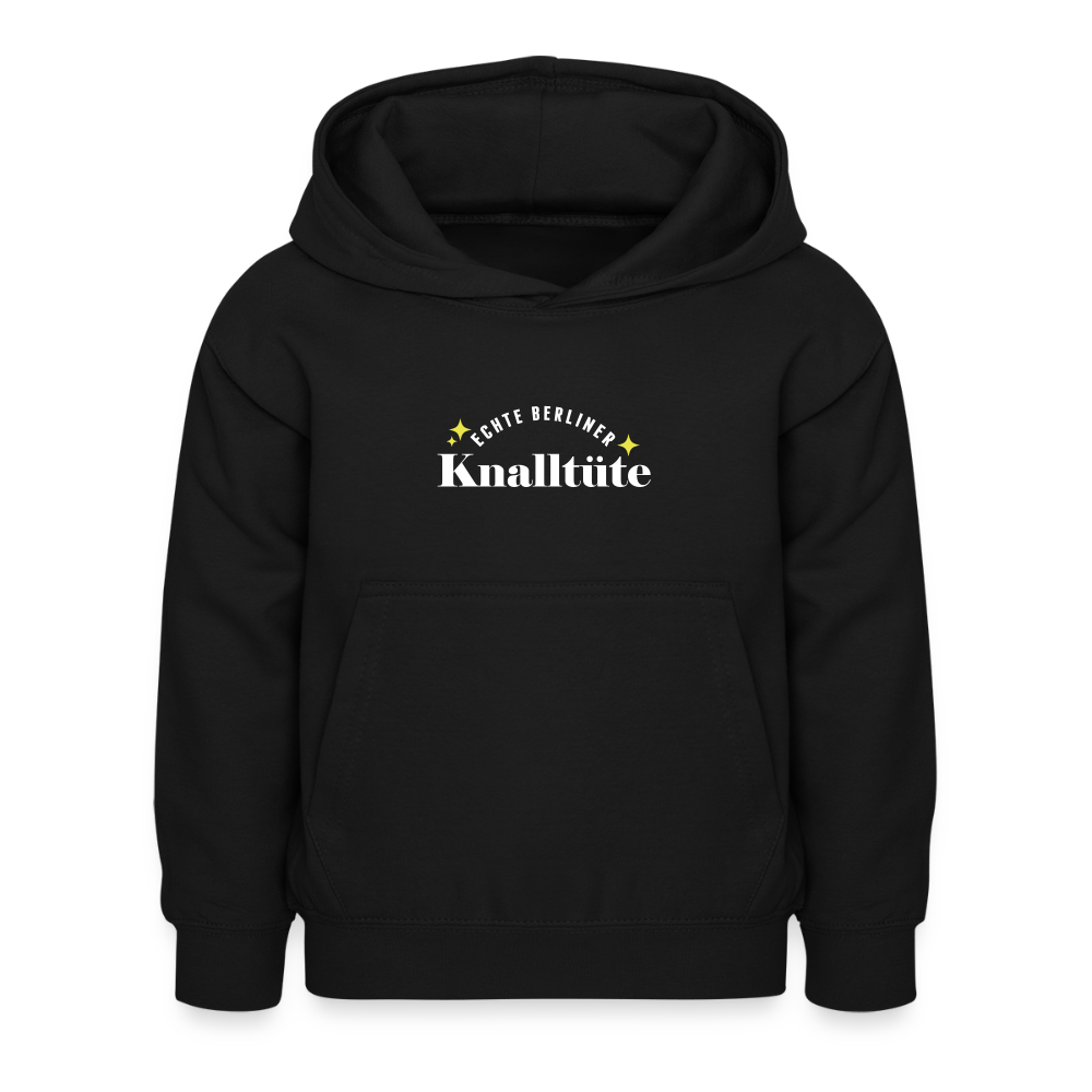 Echte Berliner Knalltüte - Kinder Hoodie - Schwarz